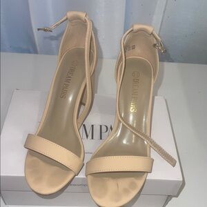 Dream Pairs Women's Nude Heels